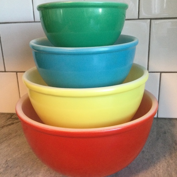 Fire King Other - Vintage Fire King Rainbow Bowls